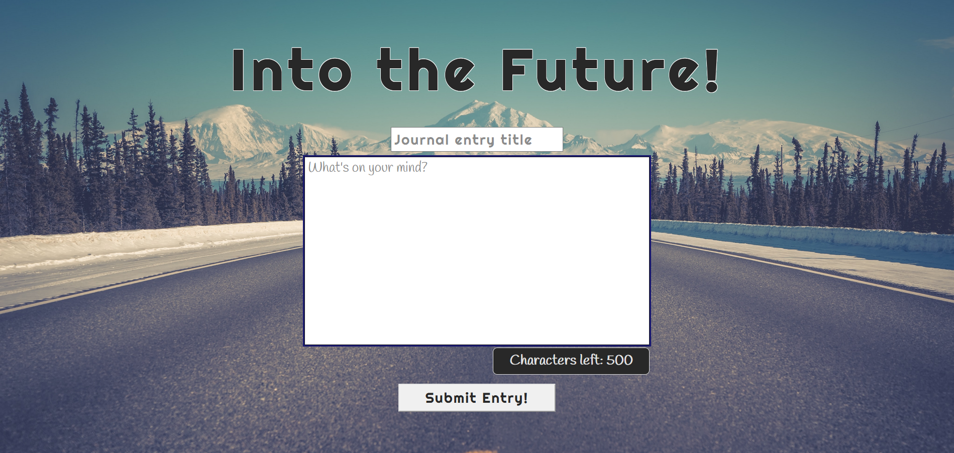 My first React project.
